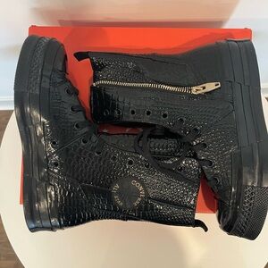 🐧CHUCK 70 PLUS XHI X-HI 🐧 black/black/light gold⚜️m 6.5 w 8.5⚜️unisex boots 🐧